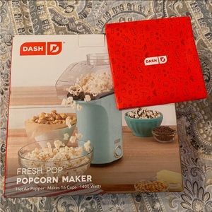 DASH hot air popcorn popper easy at home movie snack healthier options